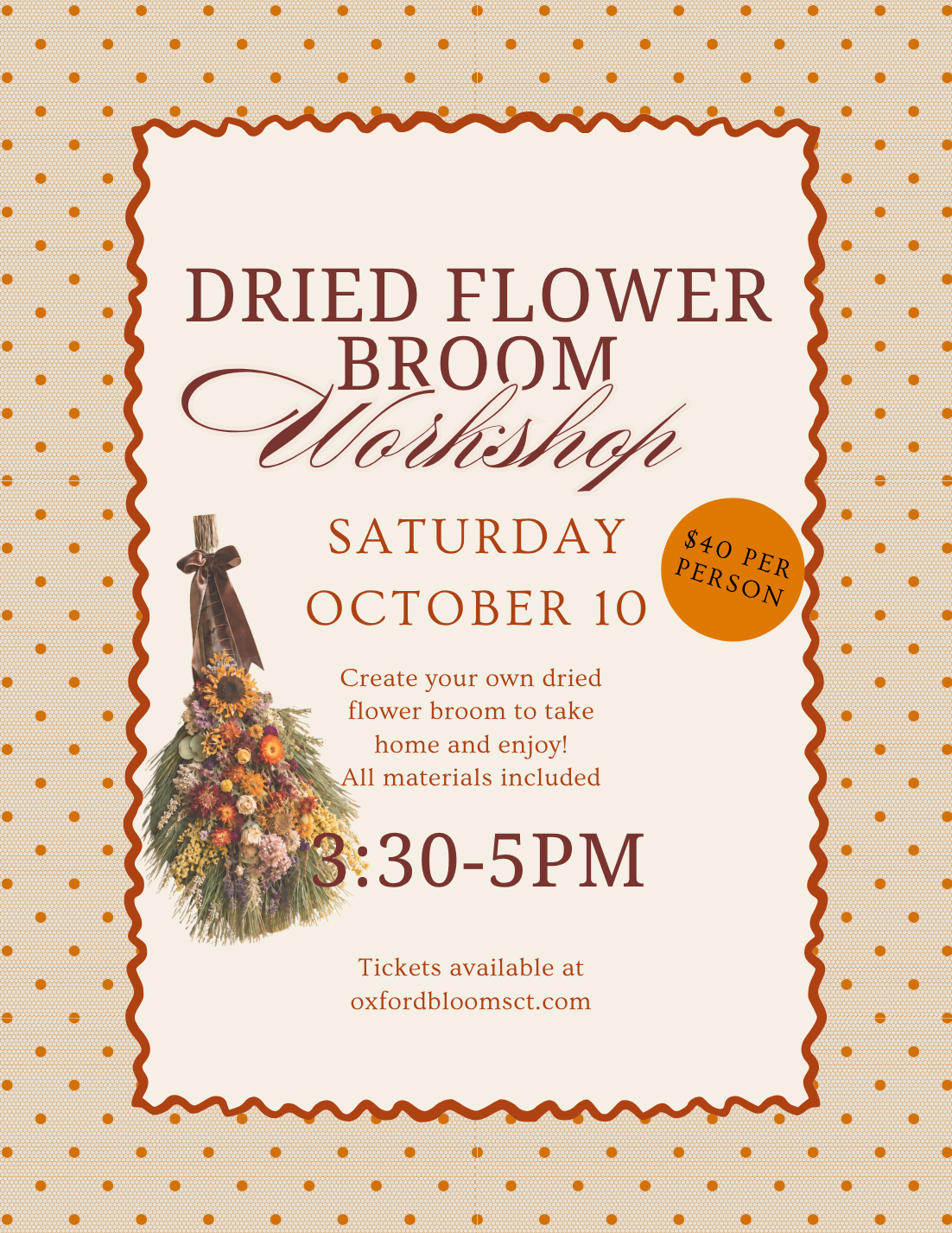 Dried Flower Broom Workshop
