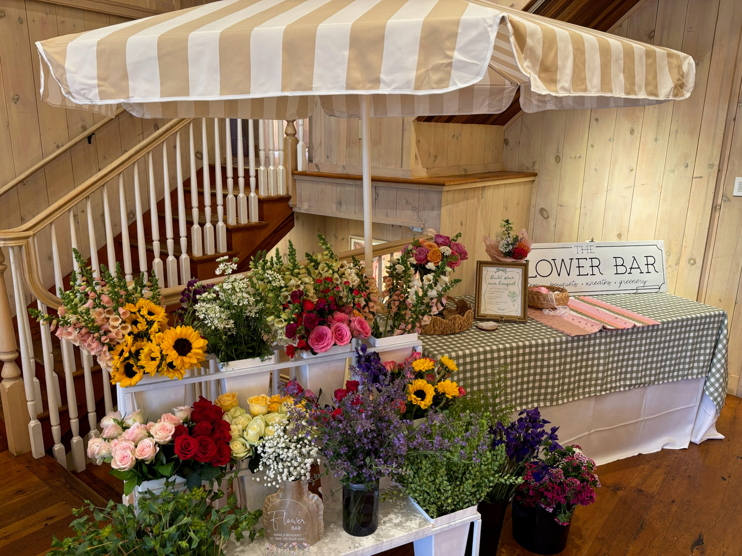 Floral Bouquet Bar Rental ONLY *NO FLOWERS OR STAFF*